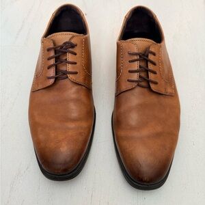ECCO Melbourne Oxfords, Men's Leather Derby Shoe, size 46 (12-12.5 US) like new
